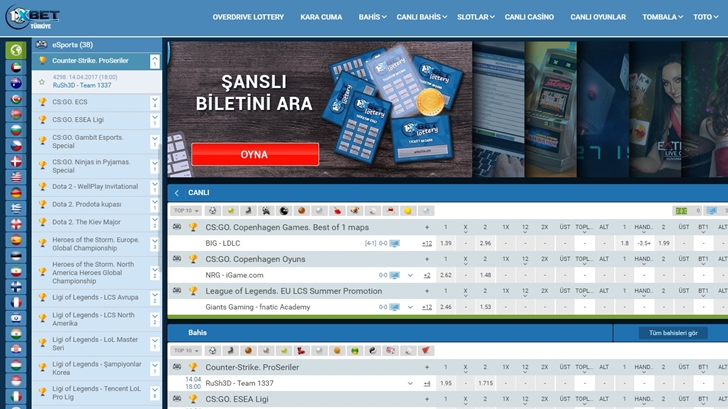 1xbet bahis sitesi espor bahisleri ekranı